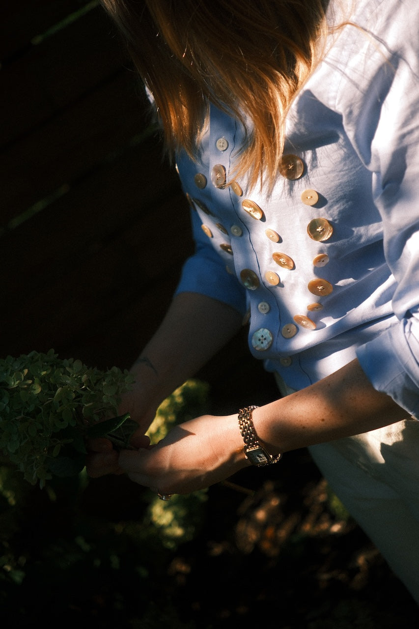 LOST & FOUND x MAYA BUTTON SHIRT 001