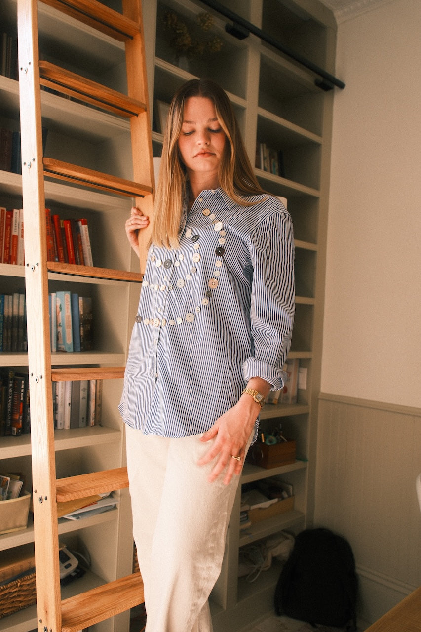 LOST & FOUND x MAYA BUTTON SHIRT 003