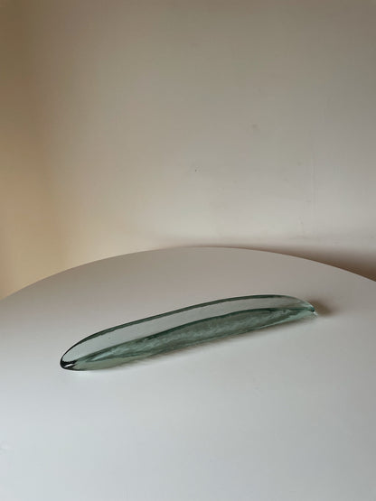 ELONGATED GLASS DISH