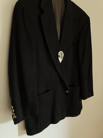 BRUTALIST SILVER BROOCH