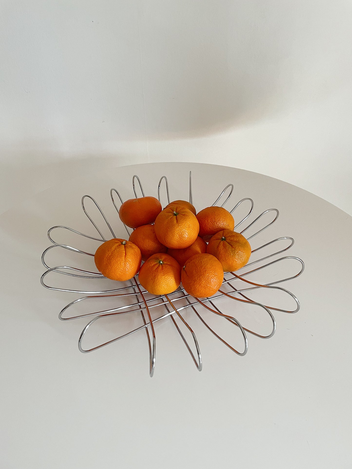 CHROME WIRE FRUIT BASKET