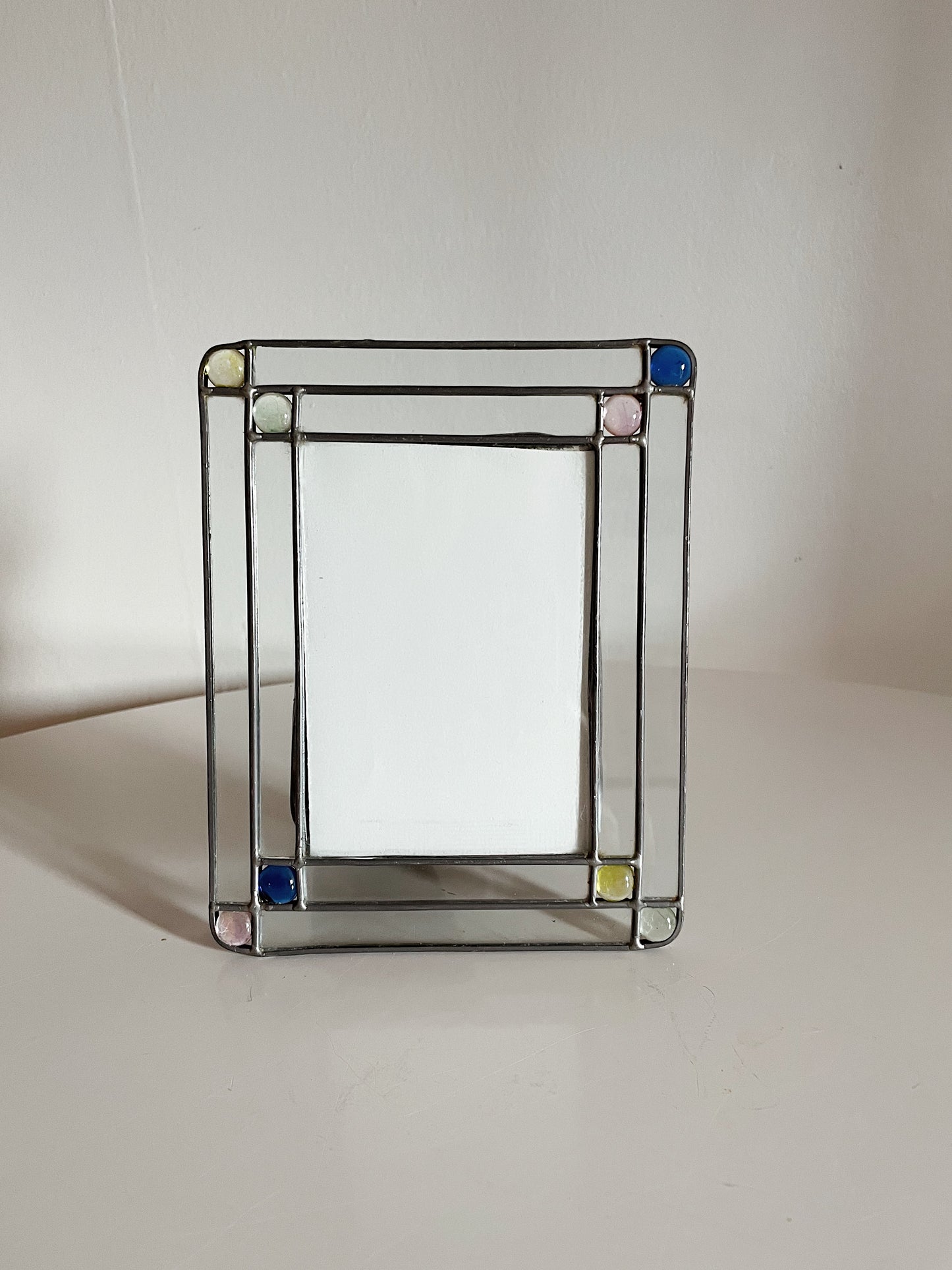 GLASS BEAD PICTURE FRAME
