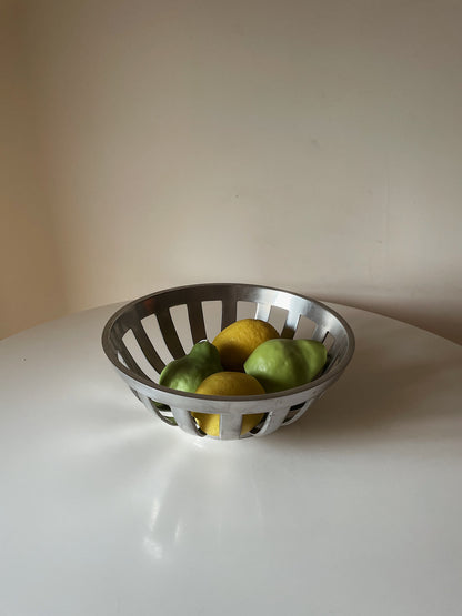 SILVER CUT OUT BOWL