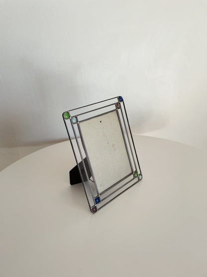GLASS BEAD PICTURE FRAME
