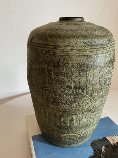 STONEWARE URN