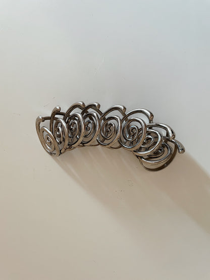 SILVER SPIRAL NAPKIN RINGS