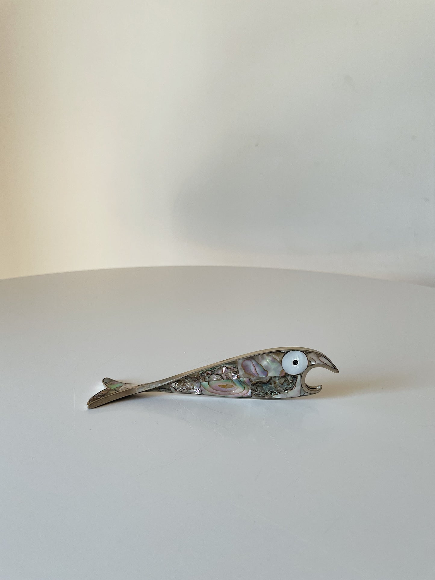 ABALONE FISH SHAPED BOTTLE OPENER