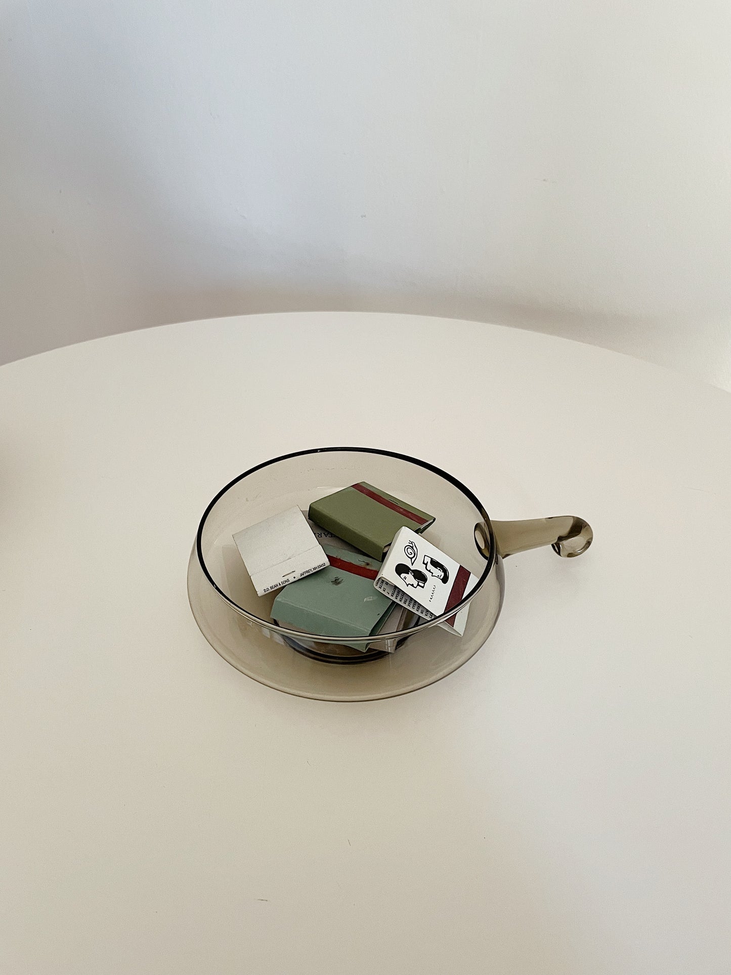 SMOKEY GLASS BOWL