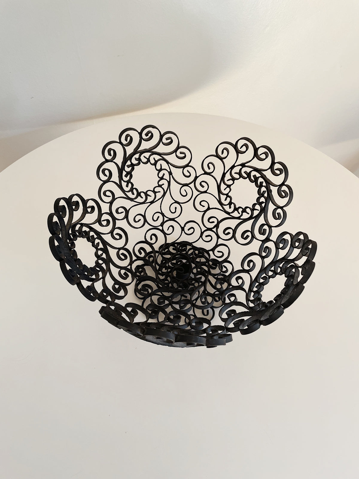 SCROLL PEDESTAL BOWL