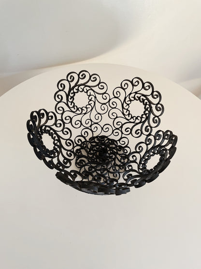 SCROLL PEDESTAL BOWL