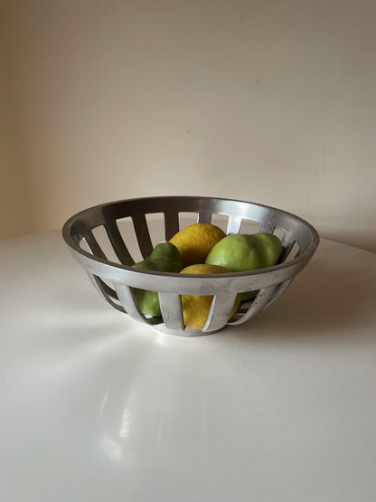 SILVER CUT OUT BOWL
