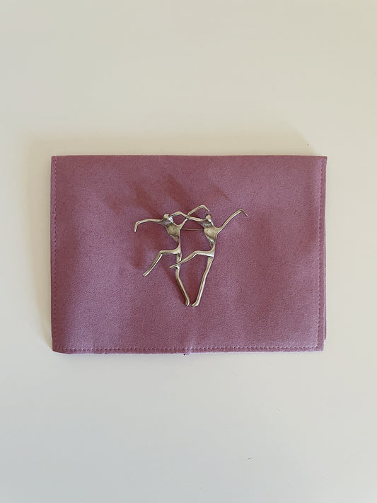 DANCING FIGURES BROOCH