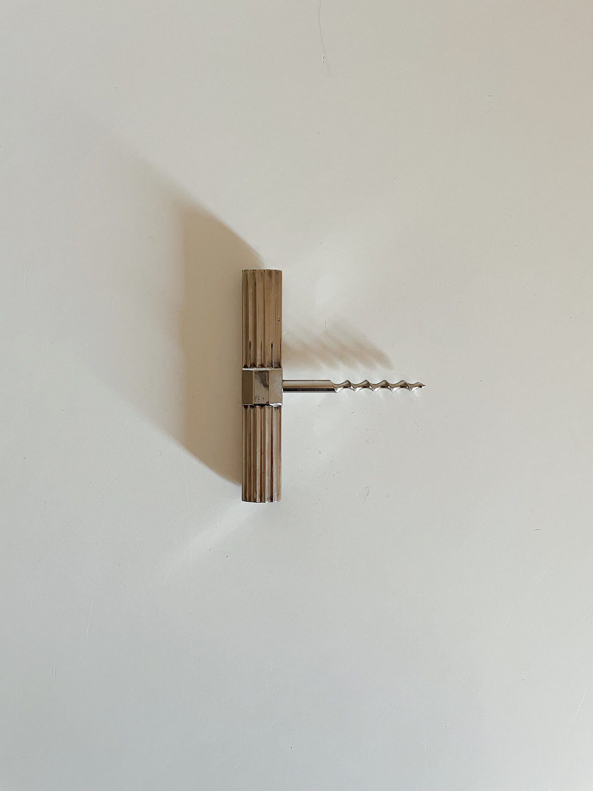 SILVER RIBBED CORKSCREW