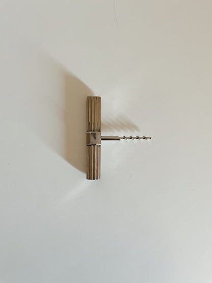 SILVER RIBBED CORKSCREW