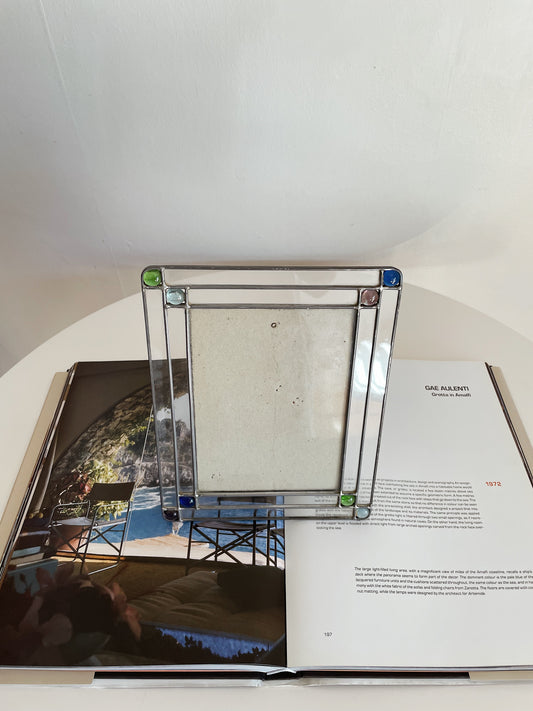 GLASS BEAD PICTURE FRAME