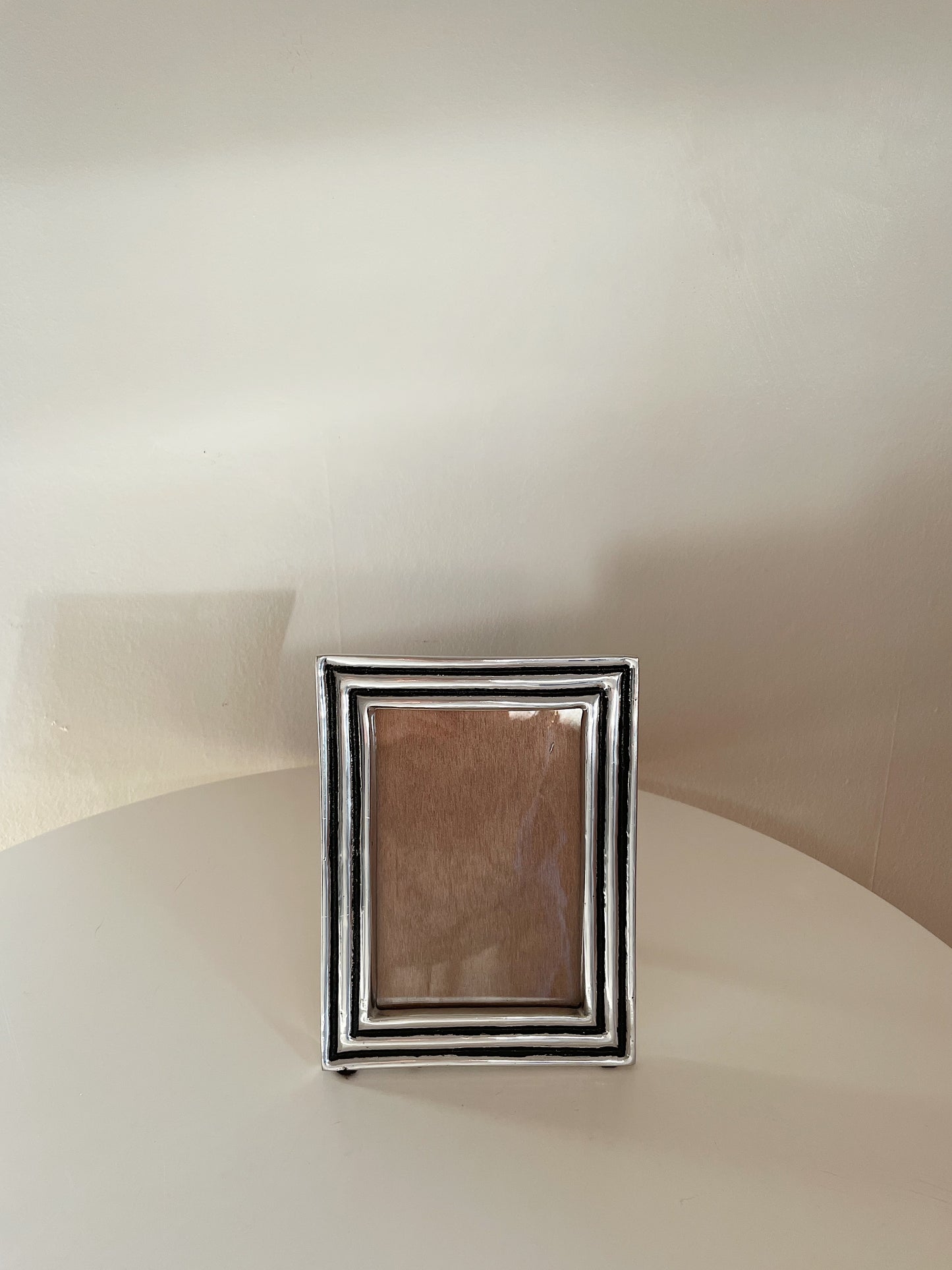 PEWTER STRIPED FRAME