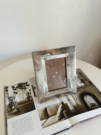 PEWTER POLISHED PICTURE FRAME