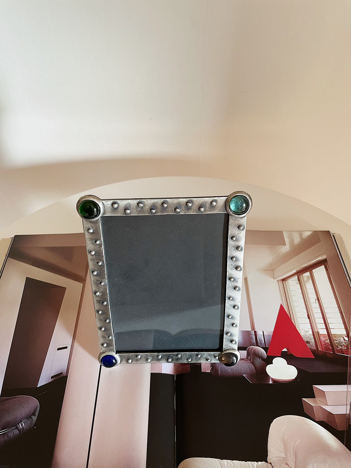 ARTS & CRAFTS PEWTER FRAME