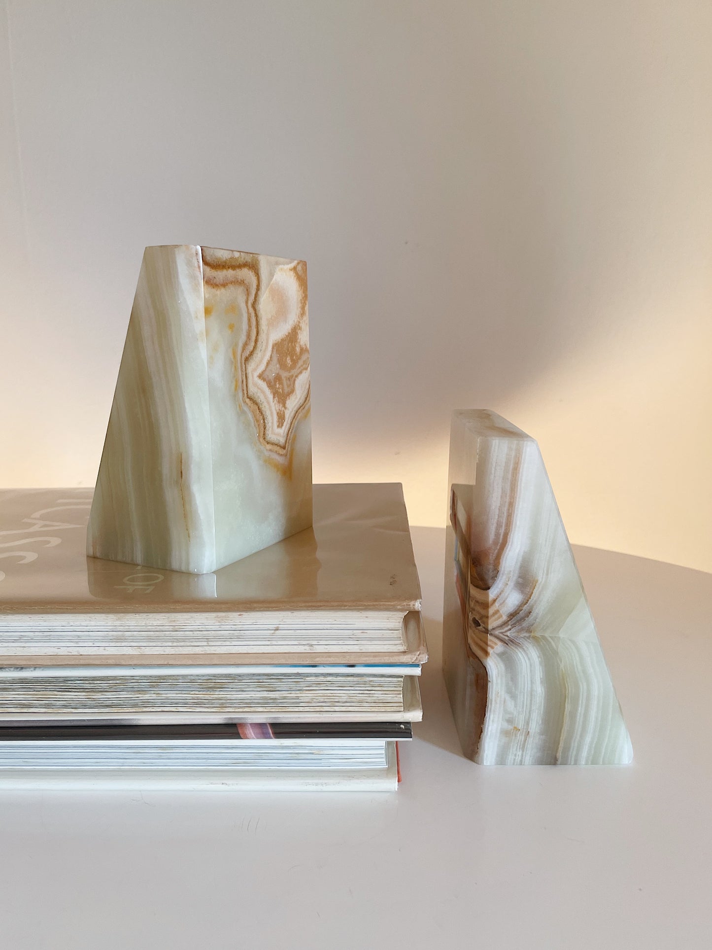 ONYX BOOKENDS