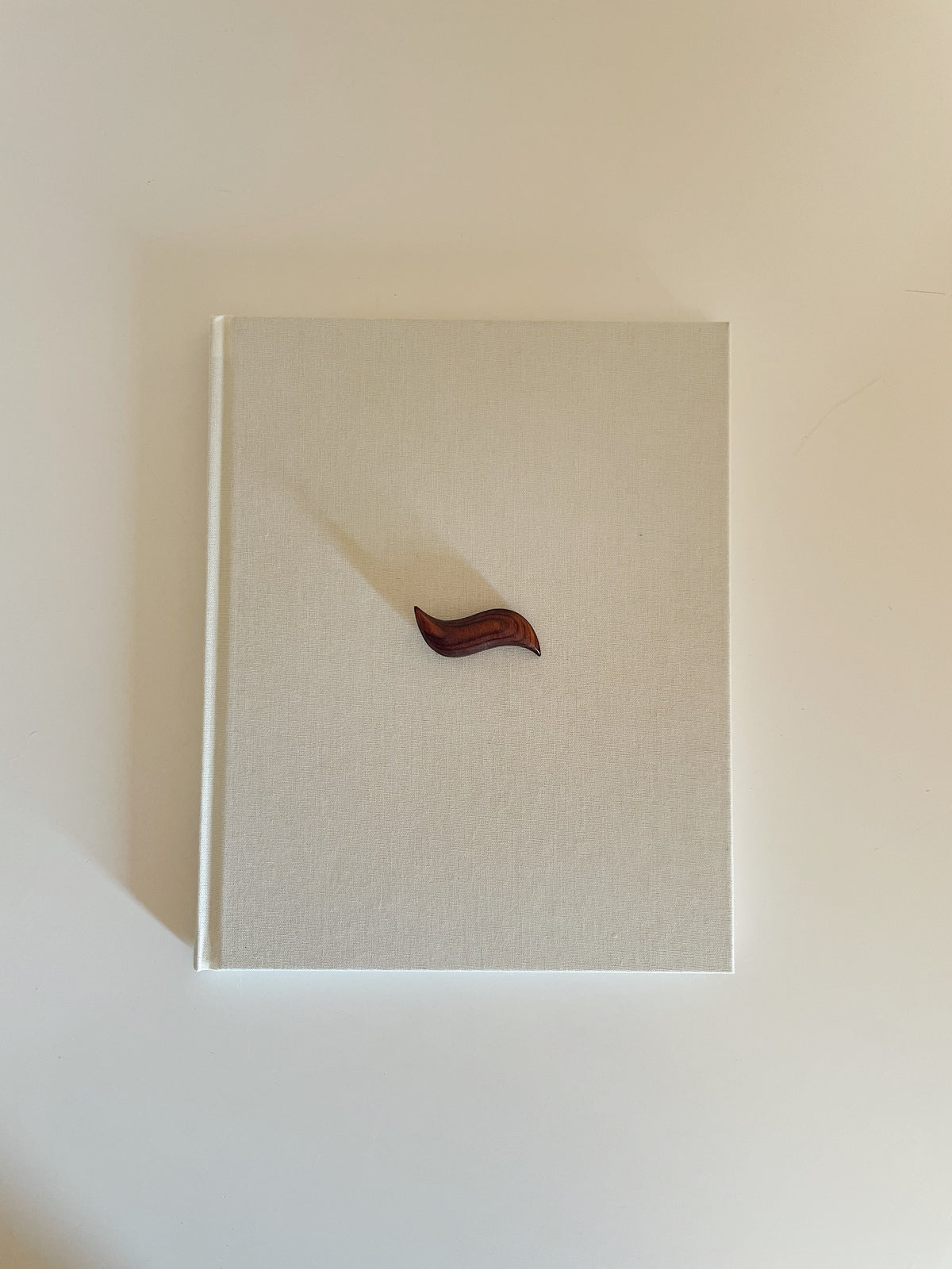 WOODEN BROOCH