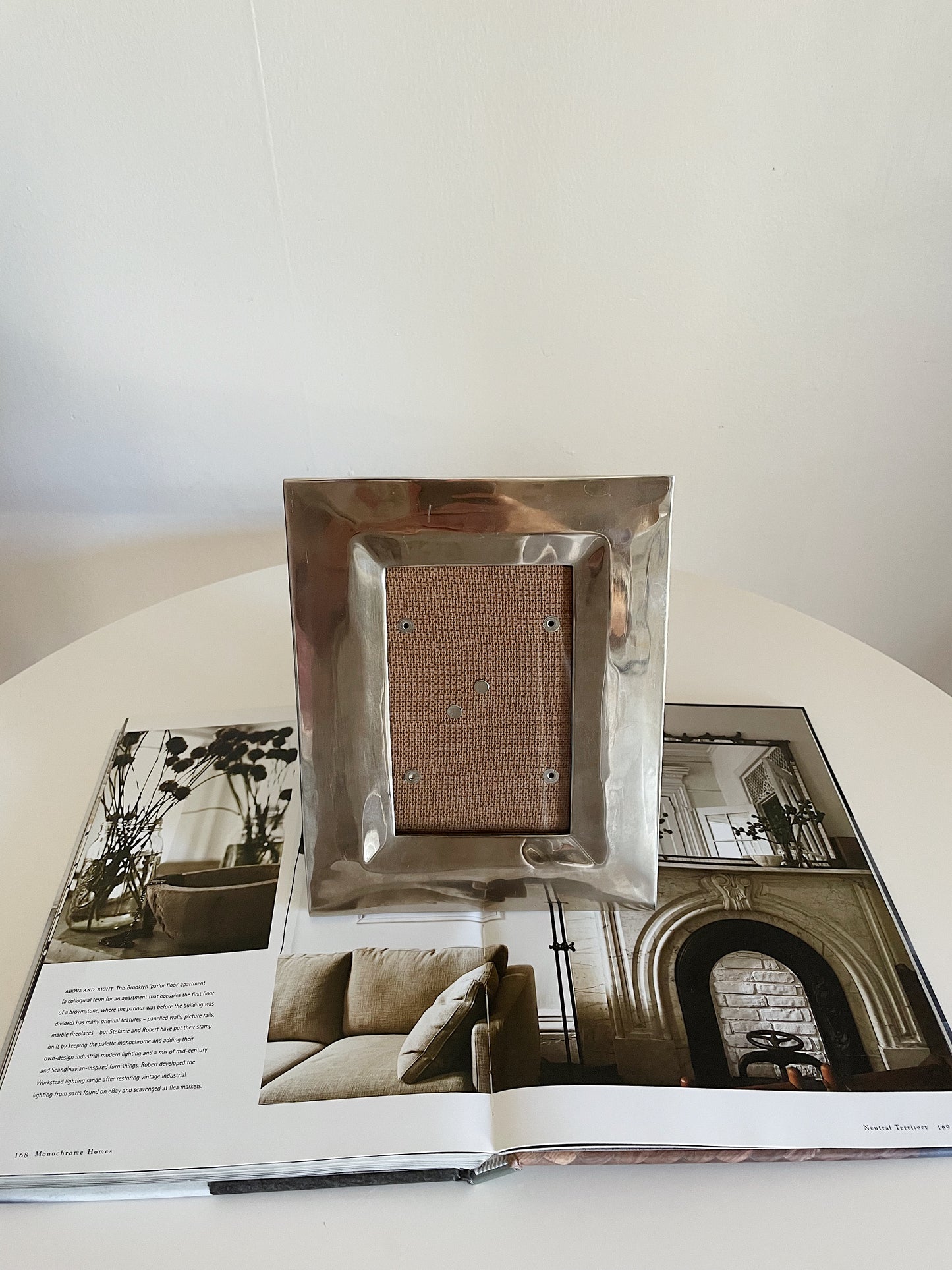 PEWTER POLISHED PICTURE FRAME