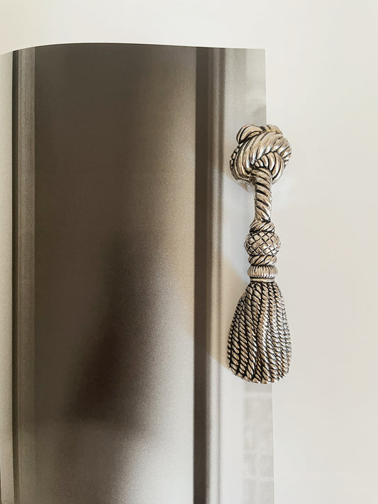 SILVER TASSLE BOTTLE OPENER