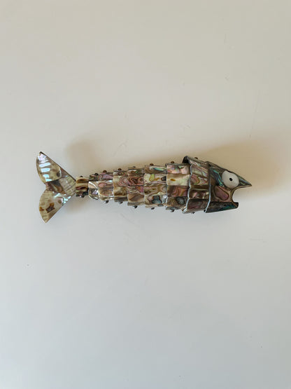 ARTICULATING ABALONE FISH BOTTLE OPENER