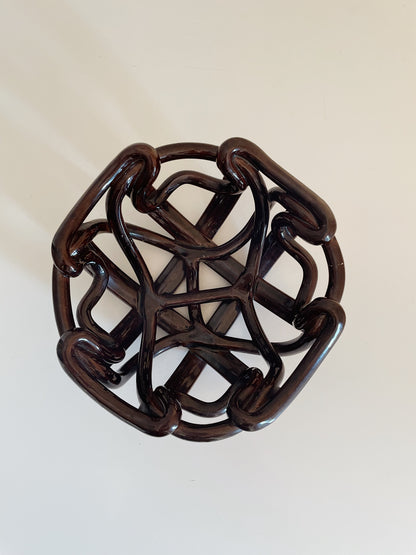 WOVEN CERAMIC BASKET