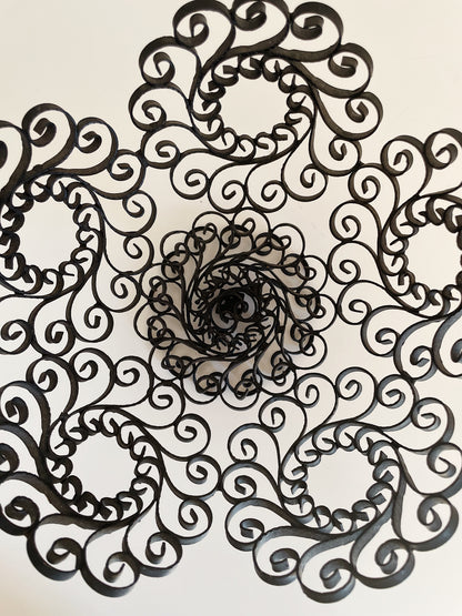 SCROLL PEDESTAL BOWL