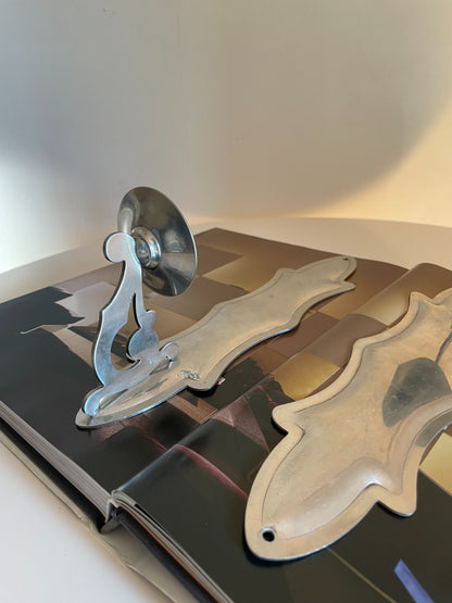 PEWTER WALL SCONCES