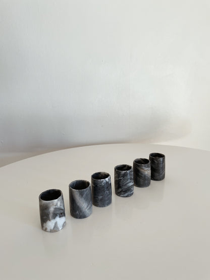 MARBLE SHOT GLASSES