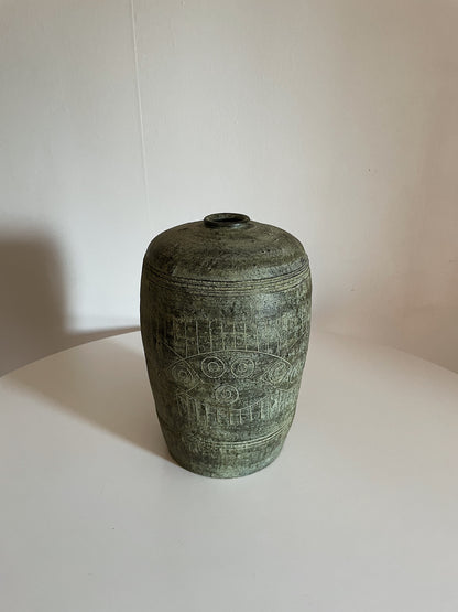 STONEWARE URN