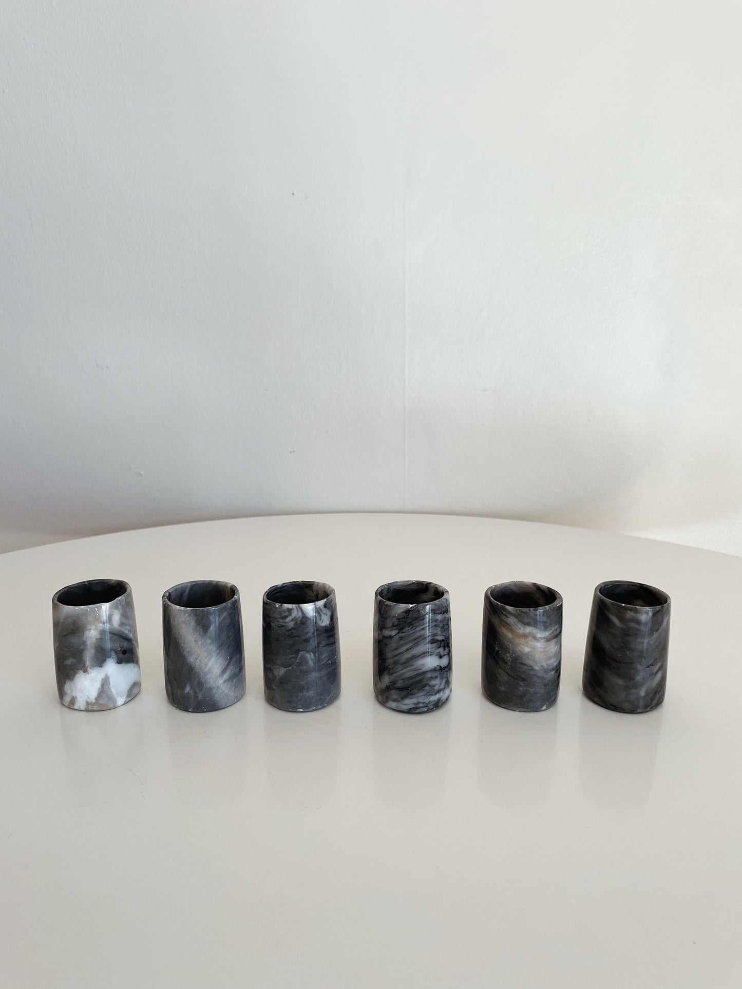 MARBLE SHOT GLASSES