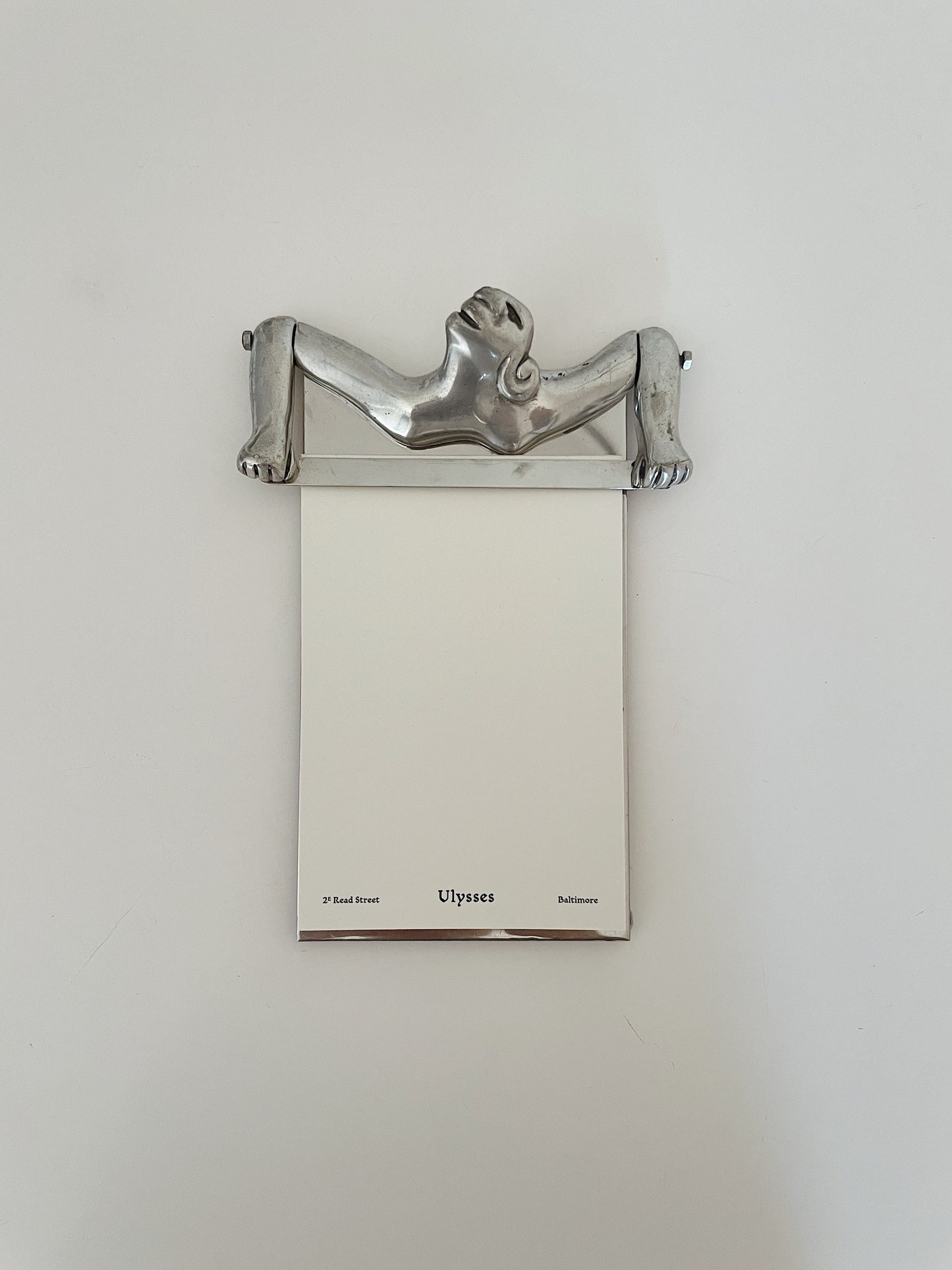 WOMAN NOTEPAD HOLDER