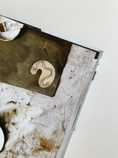 ABSTRACT BROOCH