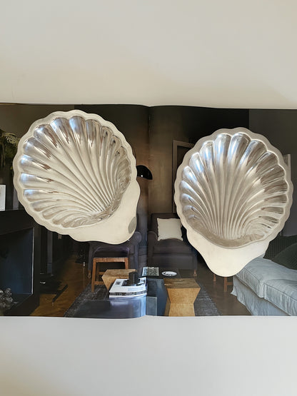 SILVER SHELL DISH