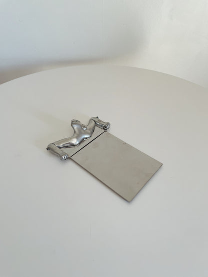 WOMAN NOTEPAD HOLDER