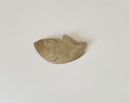 SILVER FISH BROOCH