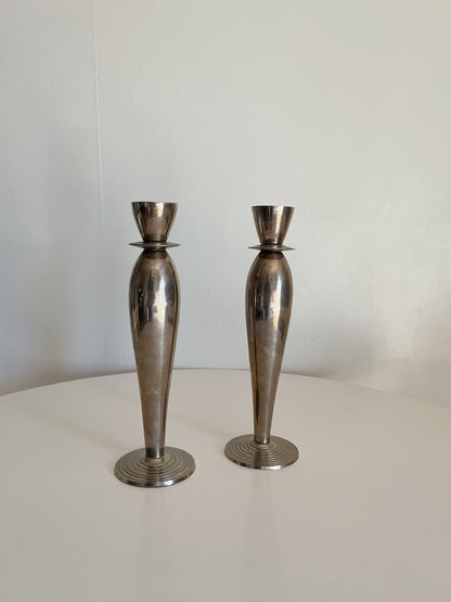 ART DECO CANDLESTICK HOLDERS
