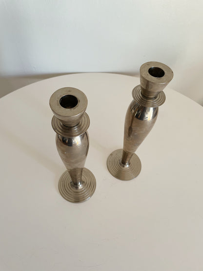 ART DECO CANDLESTICK HOLDERS