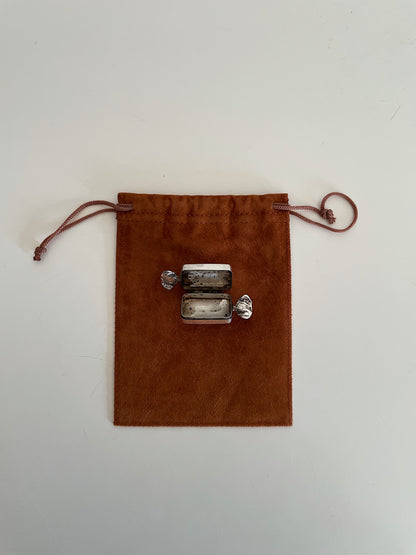 SILVER CANDY PILL BOX