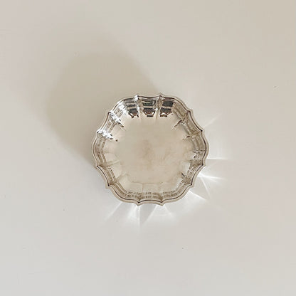 CHIPPENDALE SILVER DISH